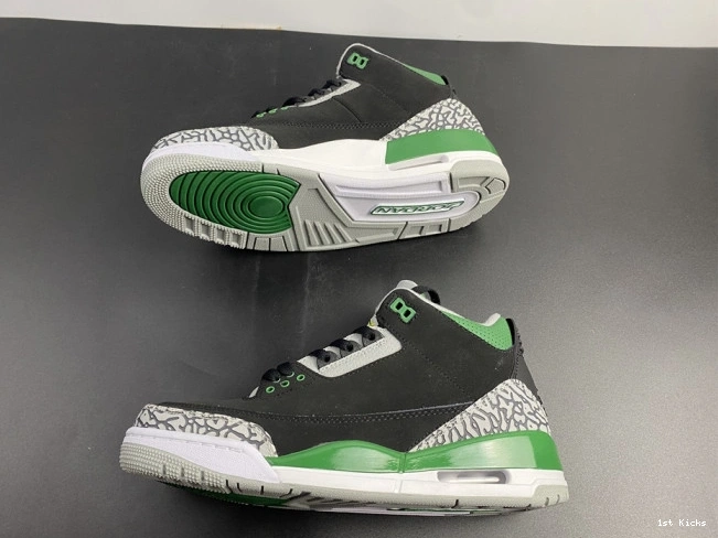 1st Kicks Shoes 3 Green CT8532-030 Air Pine Jordan 0801